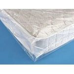 5 Sacos Plásticos para Embalar Colchão 90X250X0,14 Canelado para Solteiro Transparente Premium