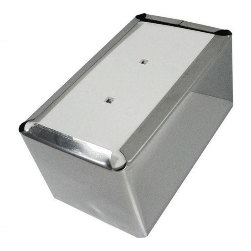 20 Porta Guardanapos Aço Inox AISI 430 para Papel 14x16CM para Bares e Restaurantes Premium