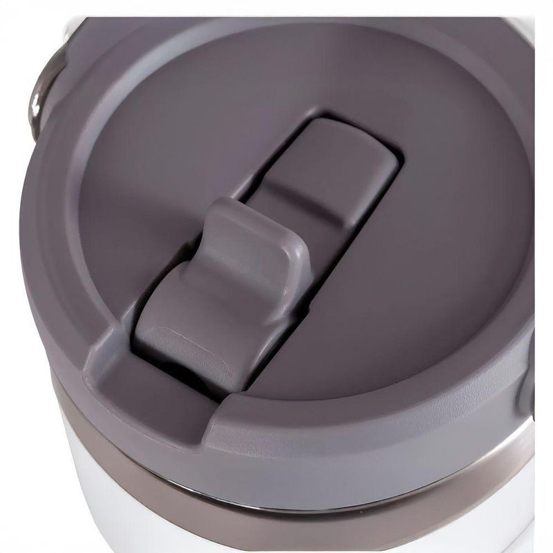 Copo Térmico Inox 887ml Com Canudo Flip E Isolamento A Vácuo – 9h Gelado / 5h Quente