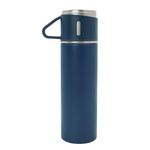 Garrafa Termica C/Copo Parede Dupla Inox Squeeze 500ml Azul