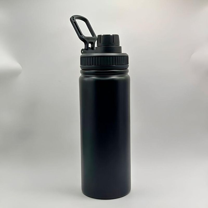 Garrafa Térmica Inoxidável Basic 1 Litro Academia Hidratação Ideal Para Quem Valoriza Saúde Branco