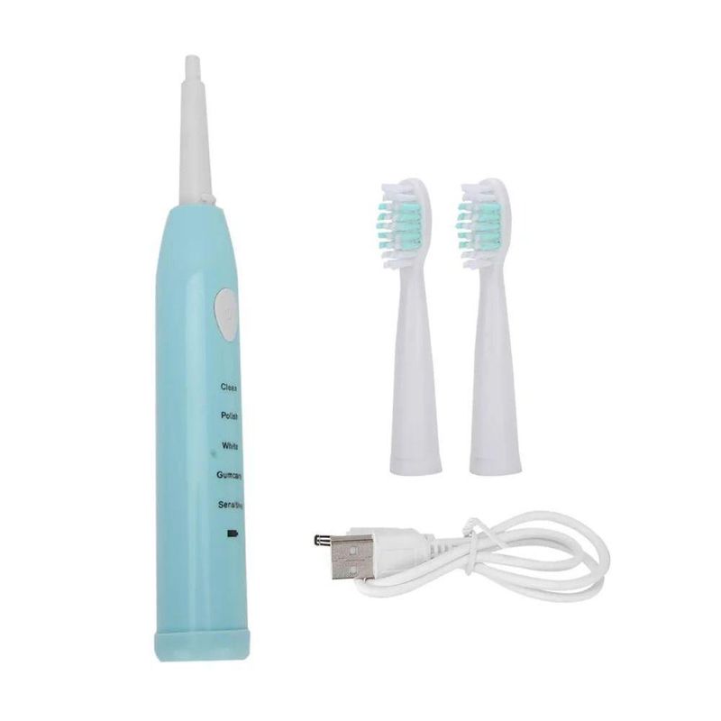 Escova De Dente Eletrica Usb Limpeza Bucal 5 Niveis é Ideal Para Uma Limpeza Profunda