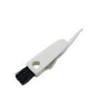 Escova De Limpeza Multiuso Para Teclado Cantos Frisos Notebooks 3 Em 1 Branco