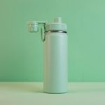 Garrafa Com Alça E Bico 780ml Em Aço Inox Verde