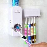 Dispenser Automático De Creme Dental Com Porta Escovas – Prático E Moderno