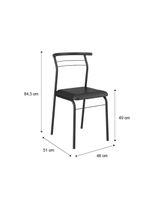 Conjunto Sala De Jantar Carraro Galway Com Mesa E 4 Cadeiras
