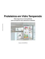 Geladeira lg frost free duplex com gaveta fresh zone e multi air flow inox look - 395l