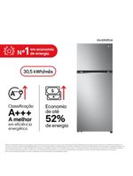 Geladeira lg frost free duplex com gaveta fresh zone e multi air flow inox look - 395l
