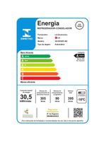 Geladeira lg frost free duplex com gaveta fresh zone e multi air flow inox look - 395l