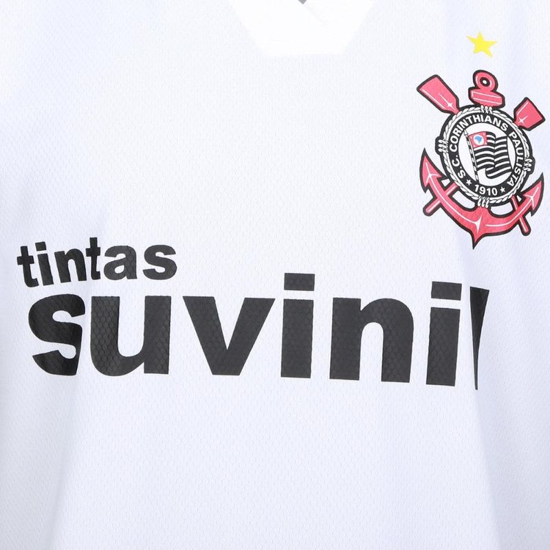 Camisa corinthians retrô suvinil 1995 masculina