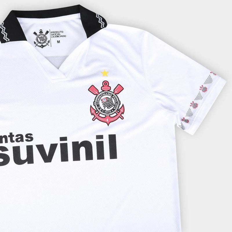 Camisa corinthians retrô suvinil 1995 masculina