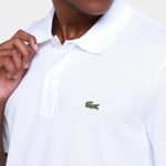 Camisa polo lacoste slim fit piquet masculina
