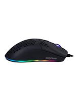 Mouse gamer ultra leve - dyon-x ms322s - rgb - 7 botoes - 6200 dpi preto