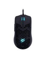 Mouse gamer ultra leve - dyon-x ms322s - rgb - 7 botoes - 6200 dpi preto