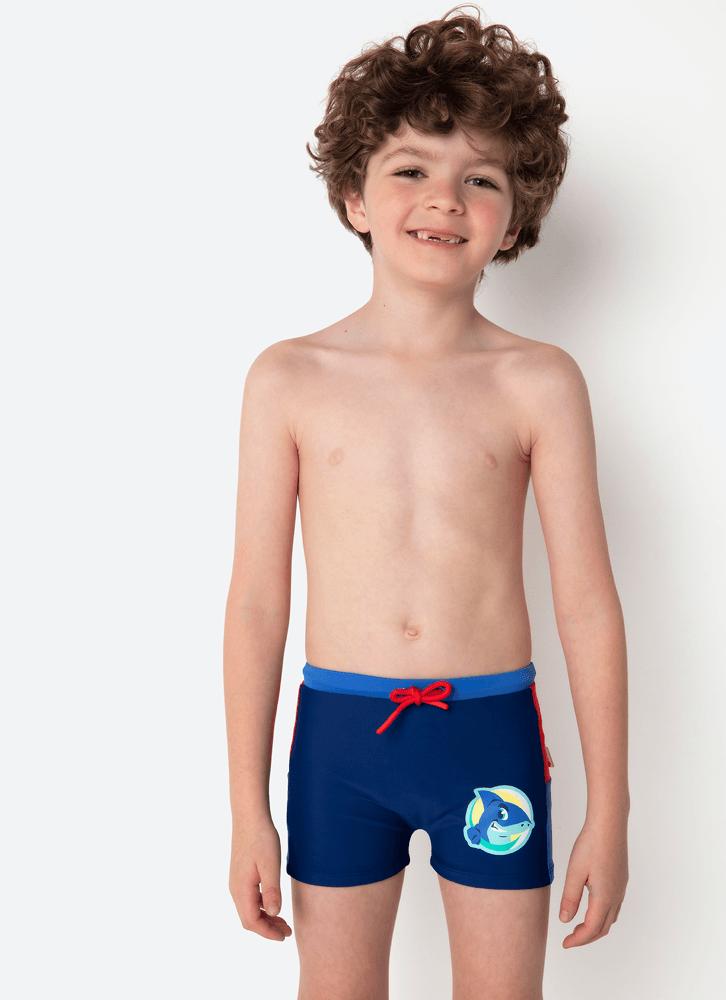 Sunga boxer menino tubarão aloha