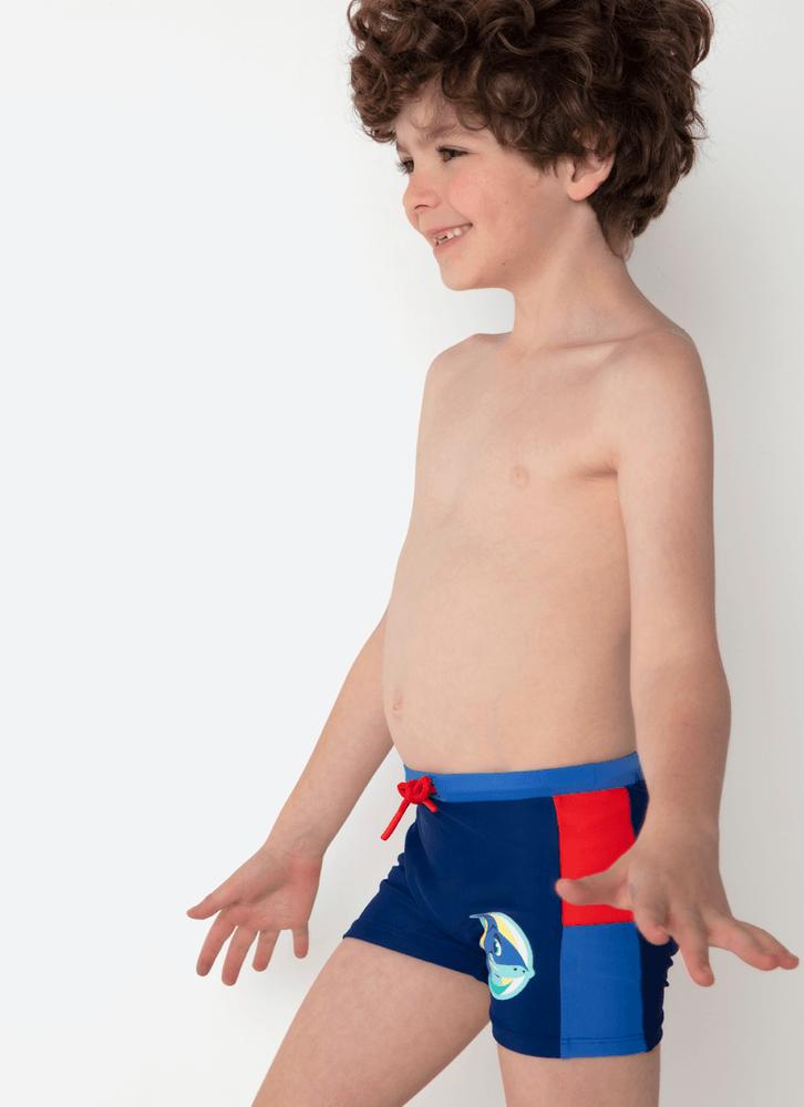 Sunga boxer menino tubarão aloha