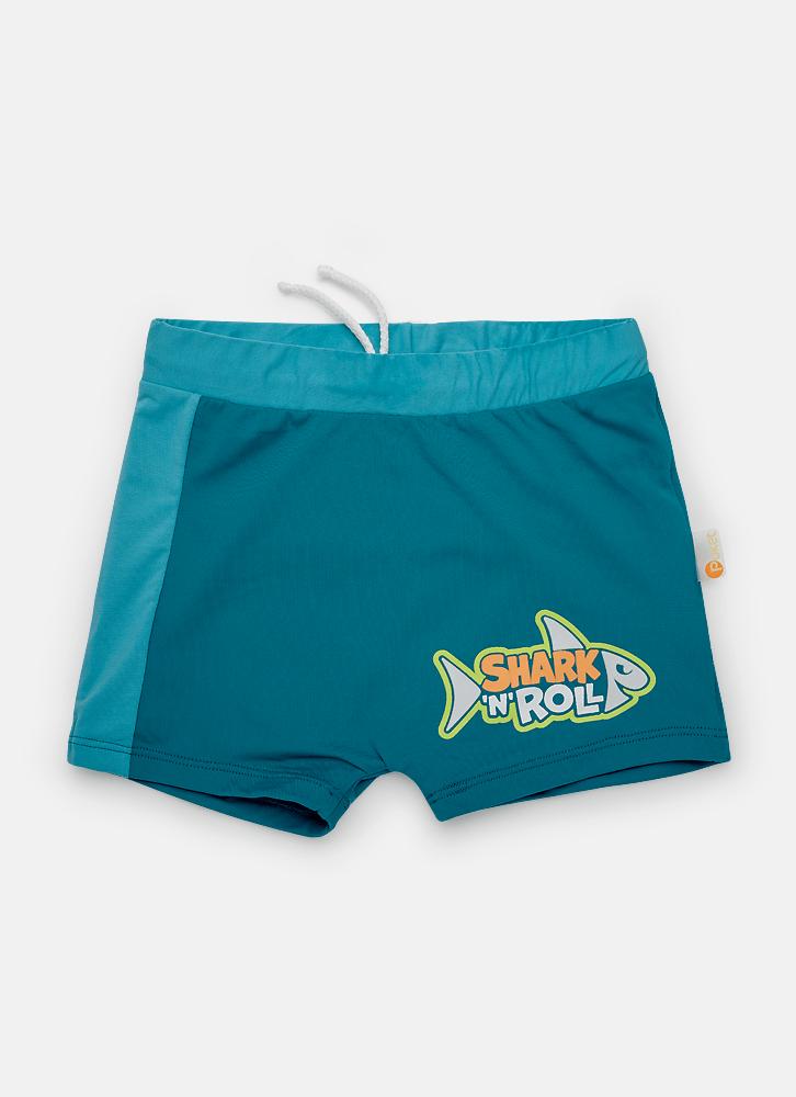 Sunga boxer menino tubarão rockstar