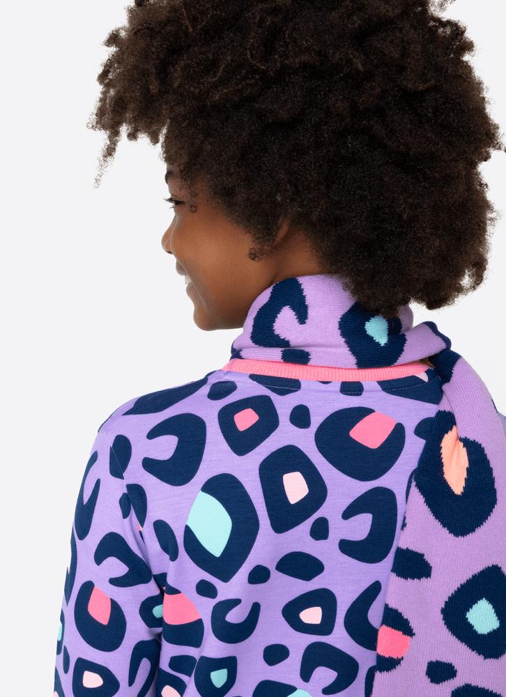 Pijama manga longa ultra visco menina teen onça