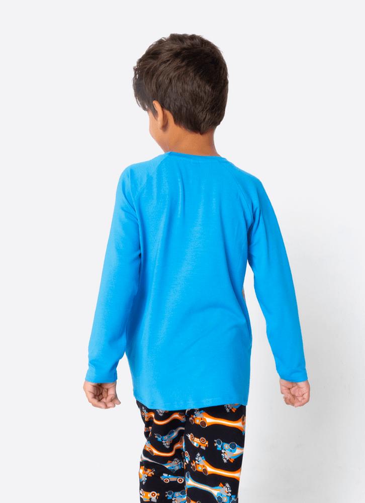 Pijama manga longa viscolycra menino gorila racing