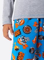 Pijama manga longa menino gorila racing