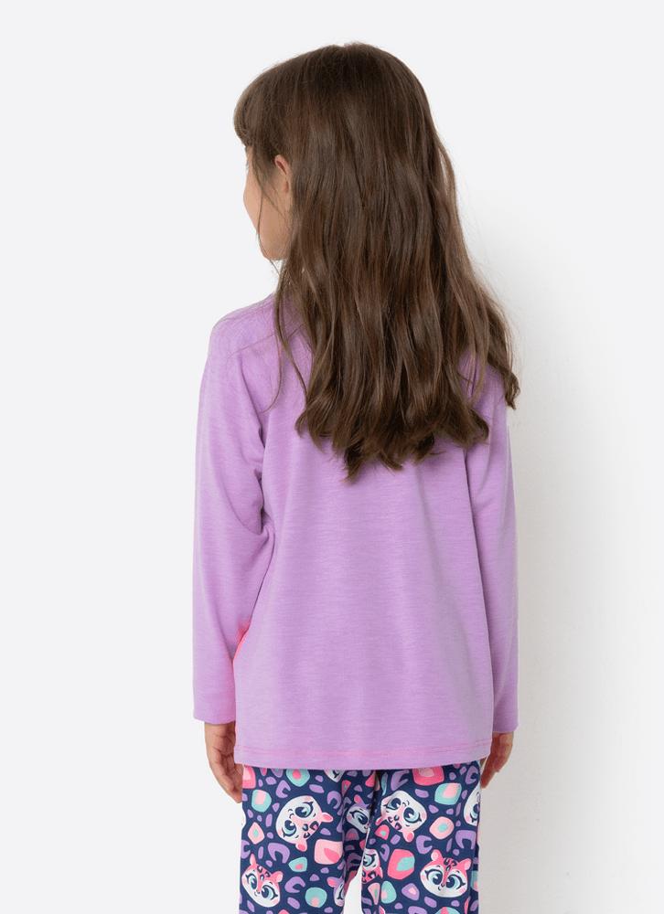 Pijama manga longa menina onça