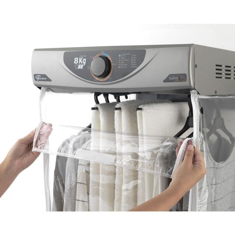 Secadora De Roupas Fischer Super Ciclo 8kg Prata 127V
