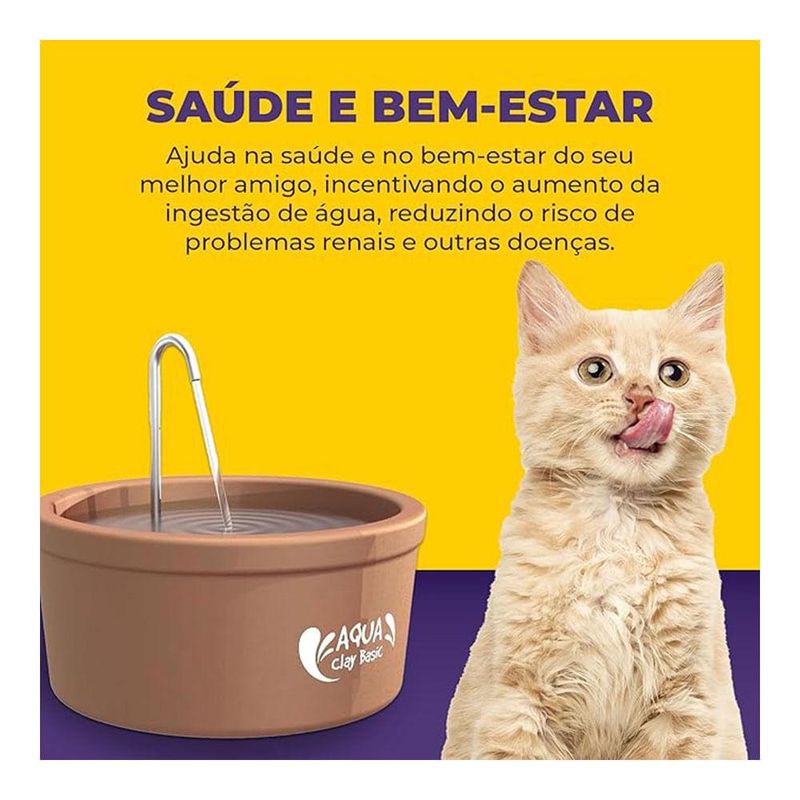 Fonte de cerâmica aqua clay basic - amicus