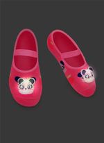 Meia sapatilha antiderrapante menina panda romântico com led