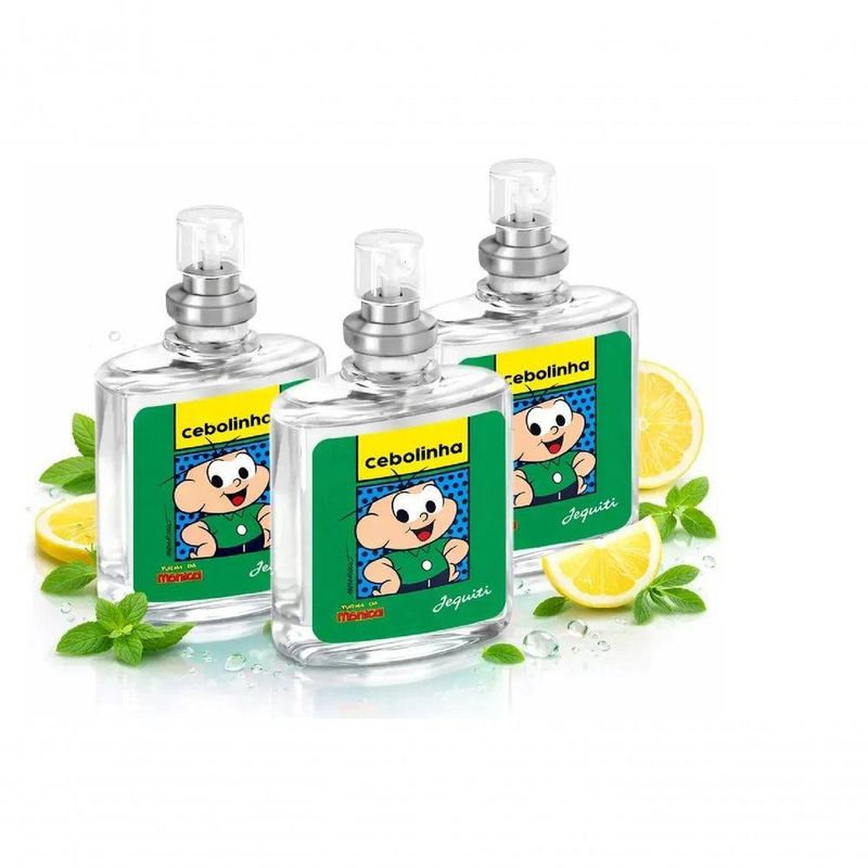 Perfume Colônia Cebolinha Turma da Mônica Fragrância Refrescante Tamanho Prático Jequiti 25ML 3