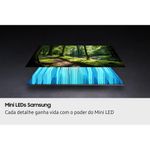 Smart tv samsung 85" 4k neo qled ultra qn85qn70fagxzd painel até 144hz gaming hub processador nq4 ai gen2 preta