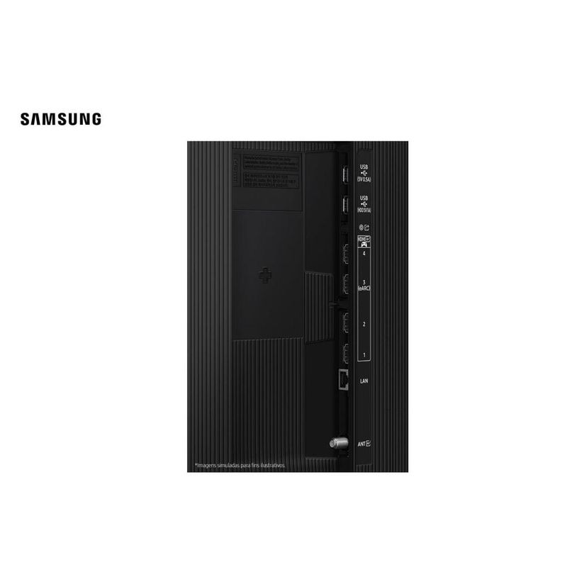 Smart tv samsung 85" 4k neo qled ultra qn85qn70fagxzd painel até 144hz gaming hub processador nq4 ai gen2 preta