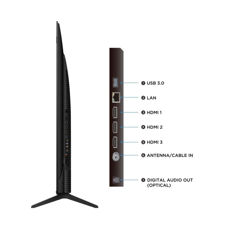 Smart tv 75” 4k qled tcl google tv até 120hz dolby vision atmos
