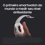 Smartwatch samsung galaxy watch8 40mm lte tela cristal safira gps grafite