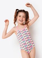 Maiô menina panda summer
