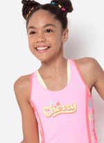 Maio com proteção solar menina teen unicórnio cherry