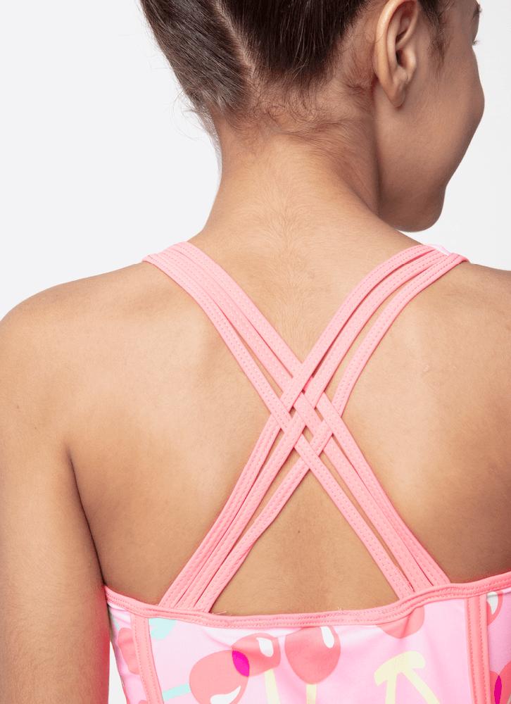 Maio com proteção solar menina teen unicórnio cherry