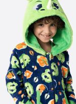 Macacão manga longa soft menino dragão camping