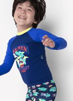 Conjunto camiseta e sunga menino dragão street