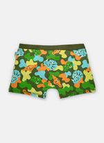 Cueca boxer menino teen algodão dino trio