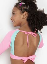 Conjunto cropped menina unicornio popstar