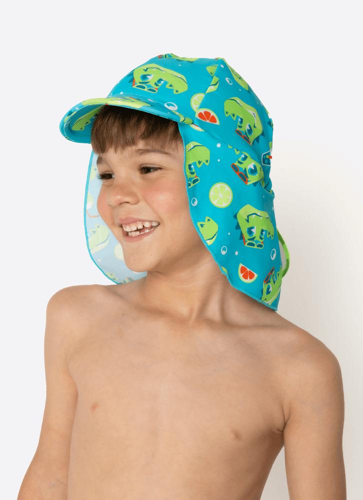 Chapéu com proteção solar menino jacaré relax