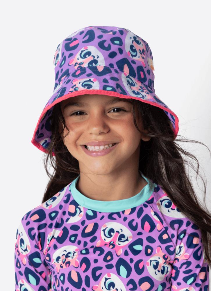 Chapéu bucket menina onça