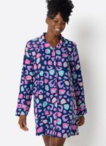 Camisola manga longa viscose feminina onça