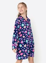 Camisola manga longa viscose menina teen onça