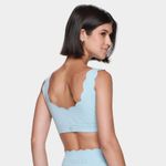 Top rowa heart v-cut feminino