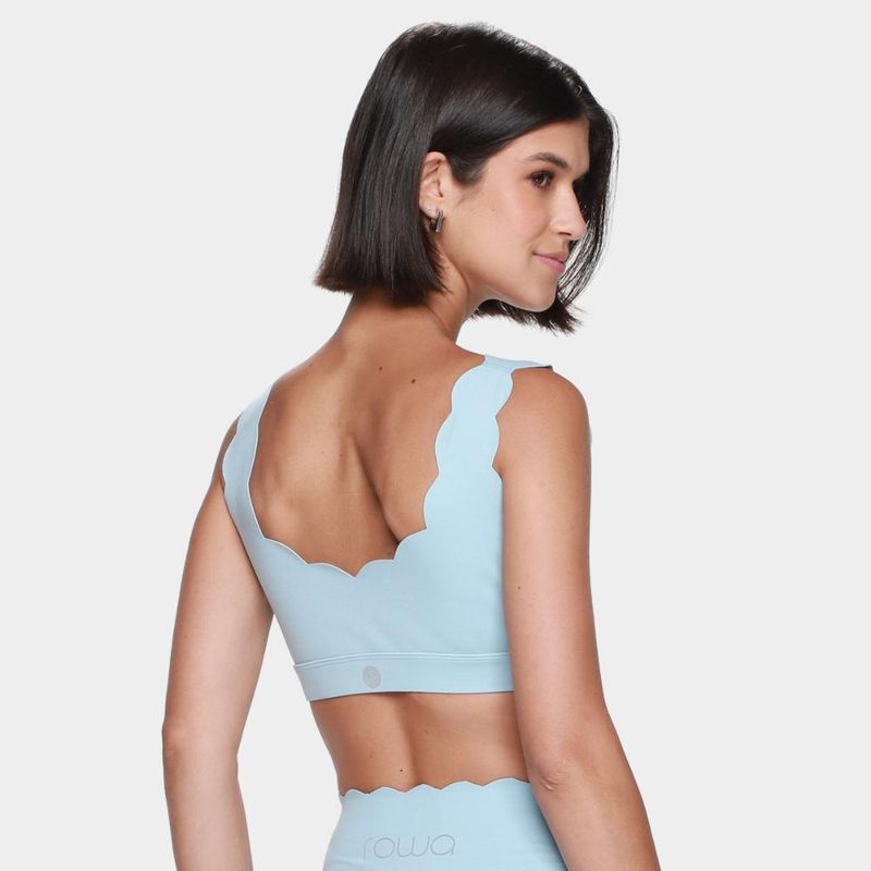 Top rowa heart v-cut feminino