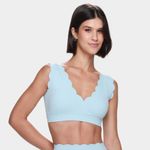 Top rowa heart v-cut feminino