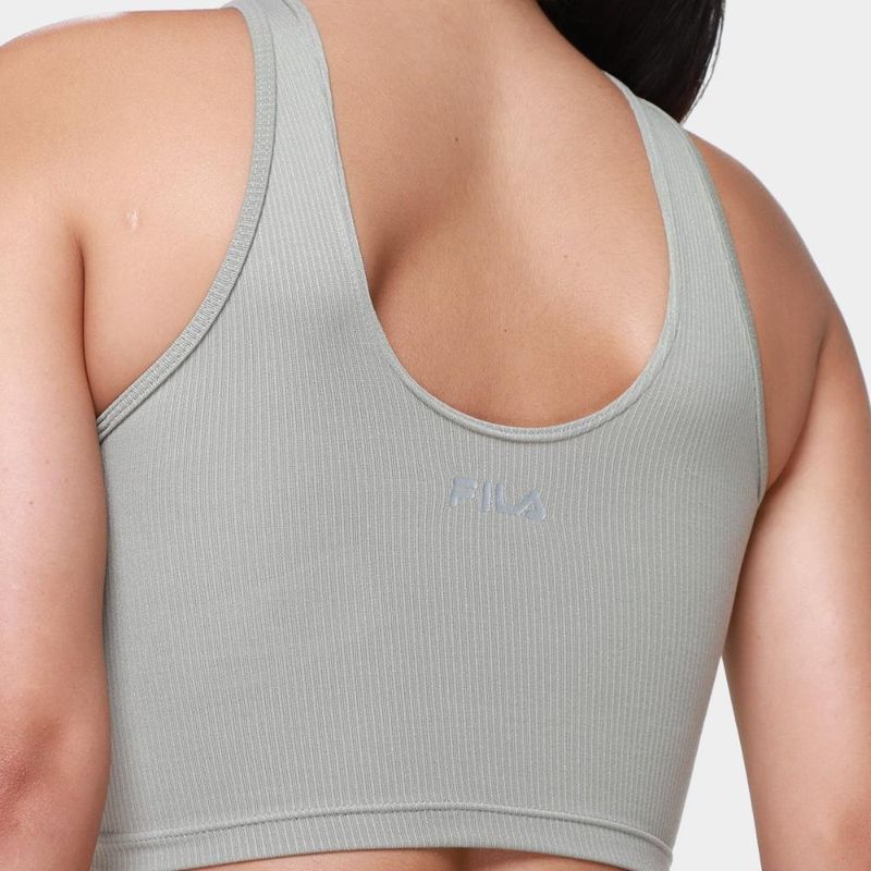 Top fila long life ribbed feminino