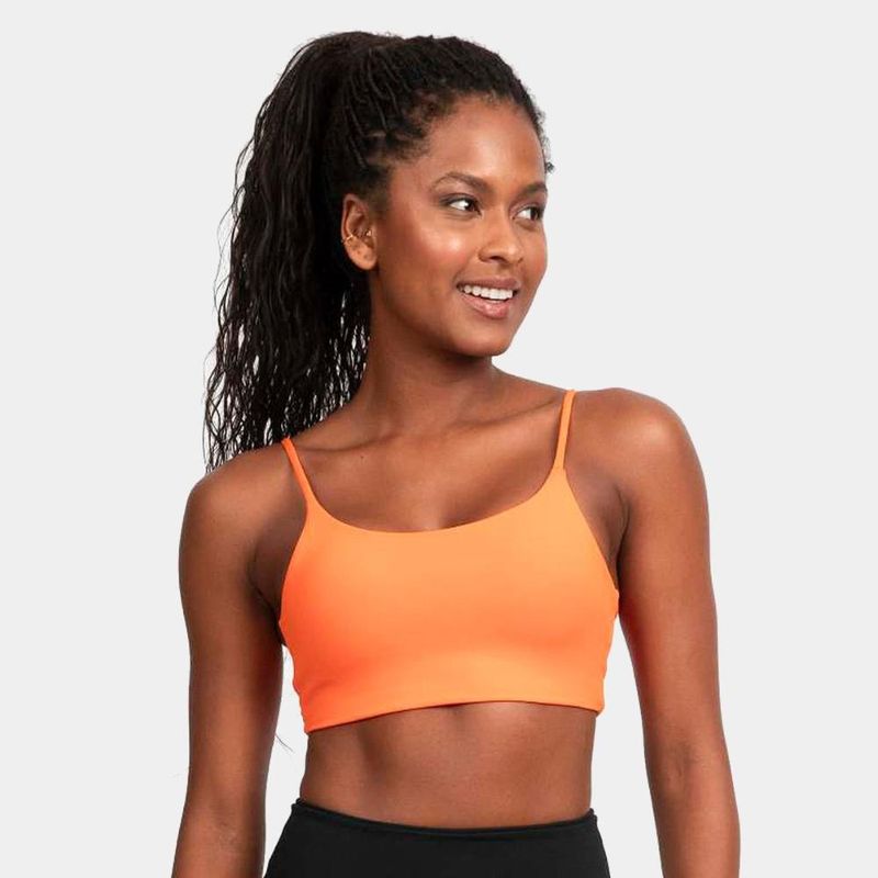 Top adidas essentials suporte leve feminino