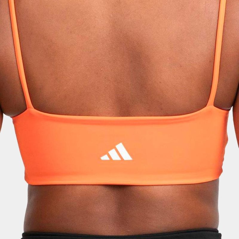 Top adidas essentials suporte leve feminino